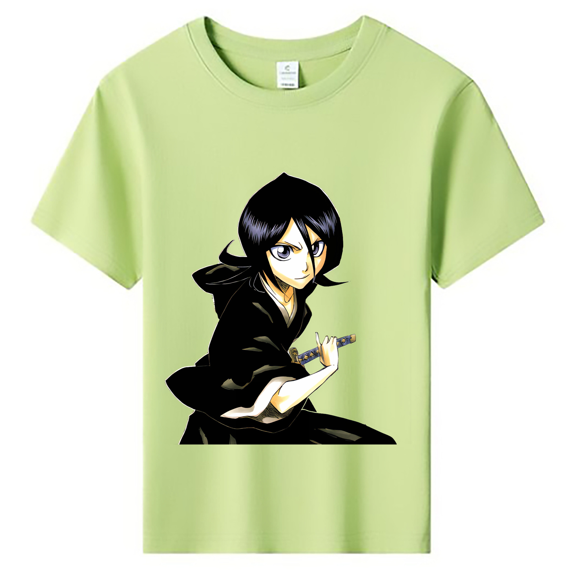 （画像用） ブリーチ 朽木ルキア BLEACH Kuchiki Rukia 綿100％キッズTシャツ（フロントプリント）